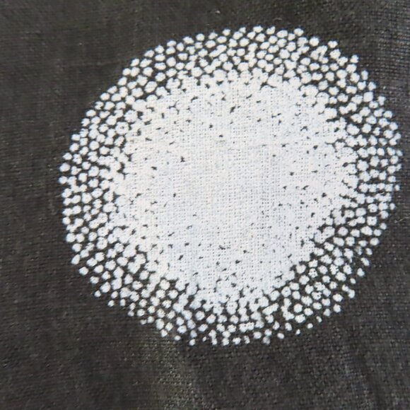 Gudrun Sjoden linen dress big dot circle print XXL - Picture 11 of 13